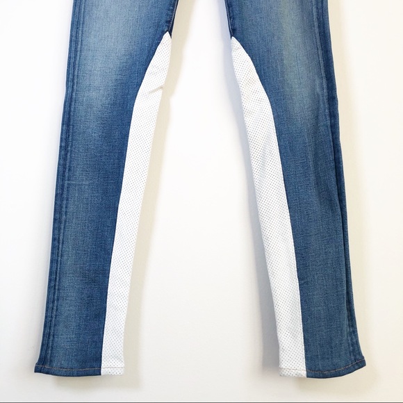 Rag & Bone Jodhpur Lambskin Legging Blue Jeans 29 - Picture 7 of 15